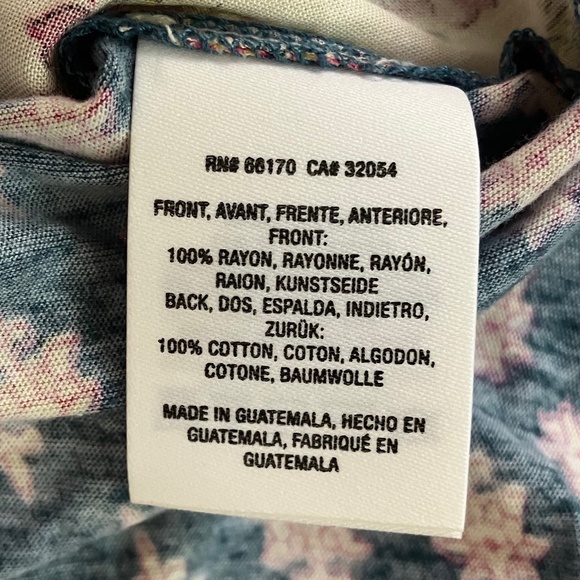 NWT - Anthro Maeve 3/4 Sleeve Floral Top XS - Picture 9 of 11